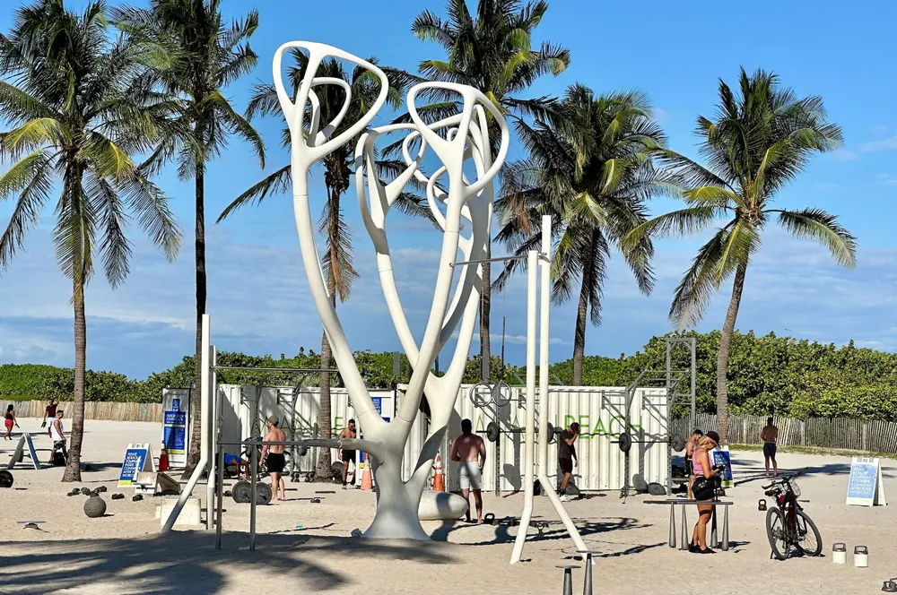 Muscle Beach South Beach — in real life