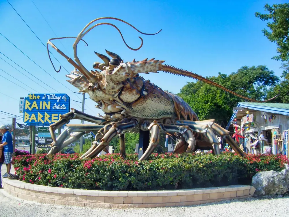 Lobster Statue — in real life