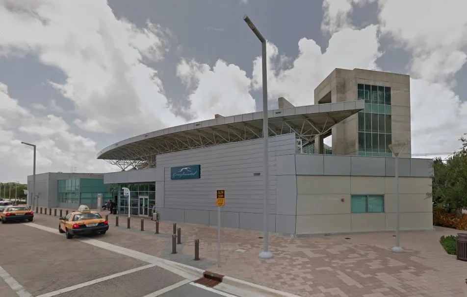 Greyhound Bus Station — in real life