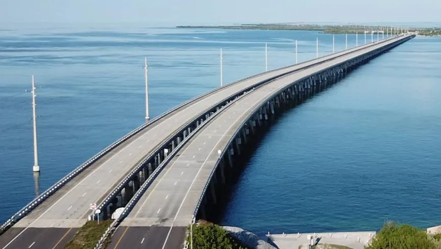 New Bahia Honda Bridge — in real life