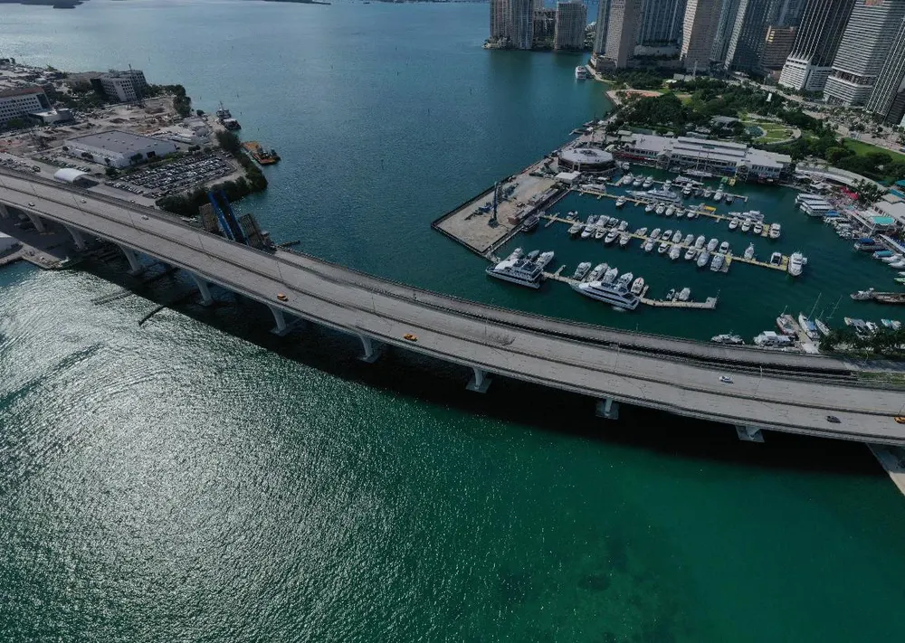 Port Miami Bridge — in real life