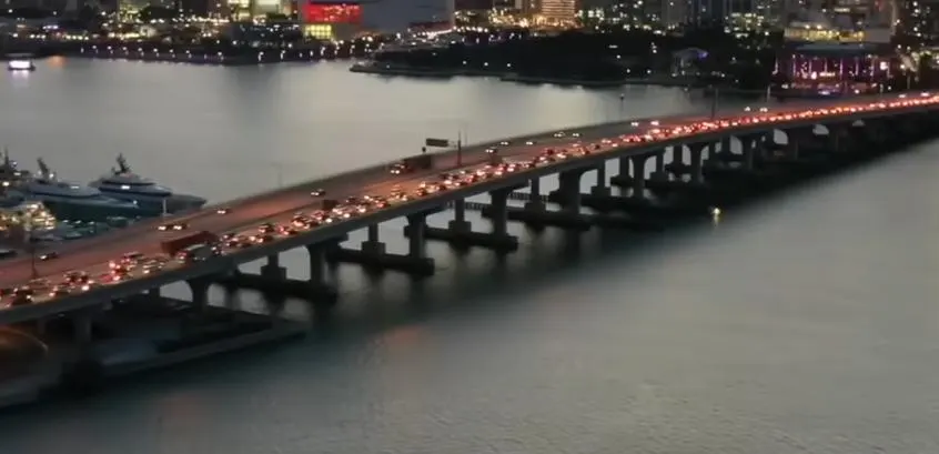 MacArthur Causeway ICW Bridge — in real life