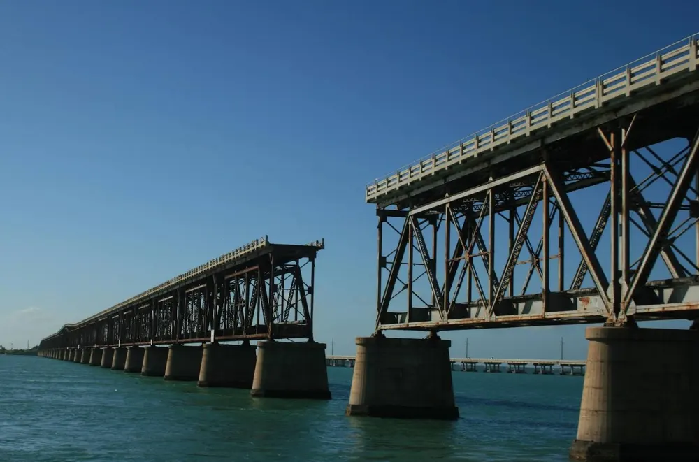 Old Bahia Honda Bridge — in real life