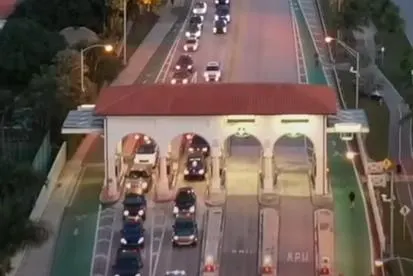 Venetian Toll Plaza — in real life
