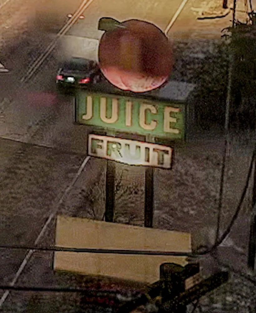 Juice Fruit Sign — in GTA 6 (in-game)